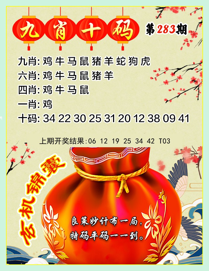 九肖10码